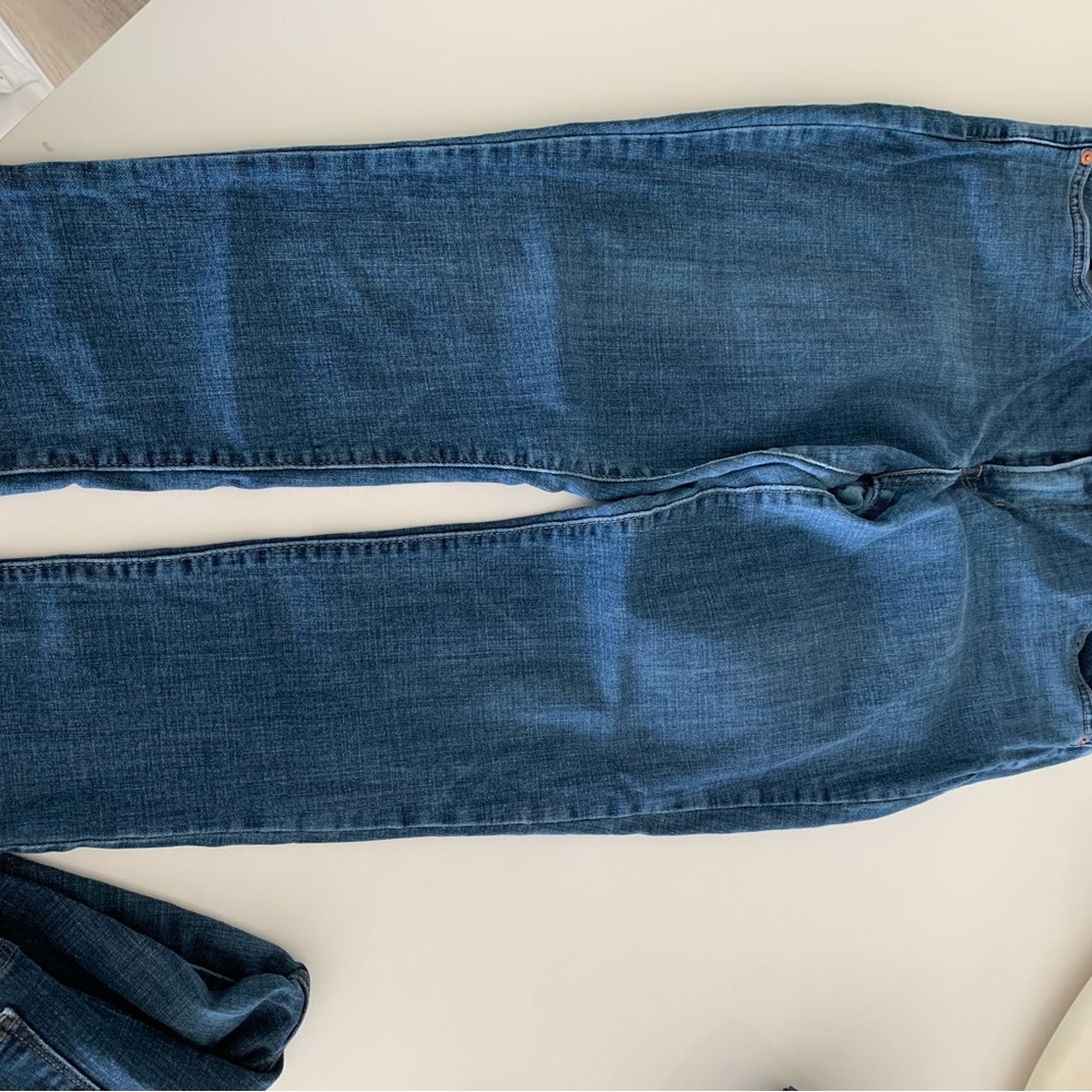 Levi's Stretch Fabric Womens Mid Rise boyfriend blue jeans